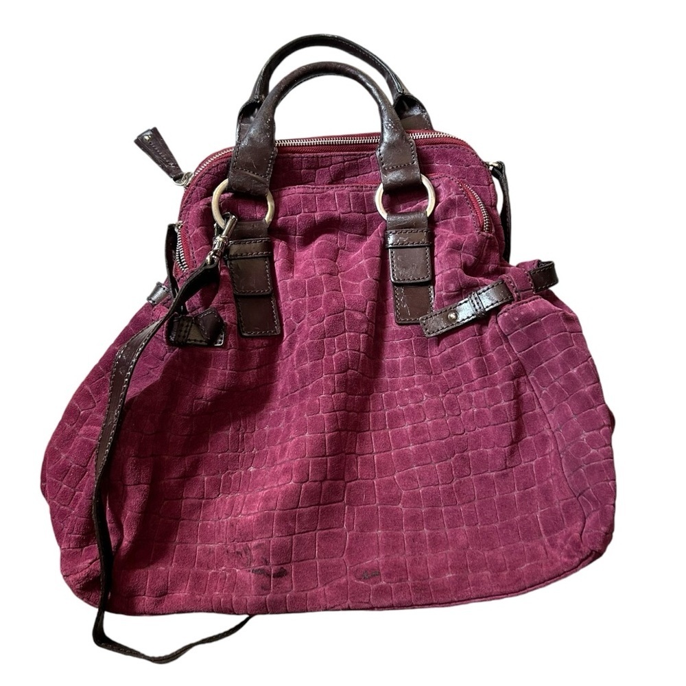 LSL Made in Italy Burgundy Purse